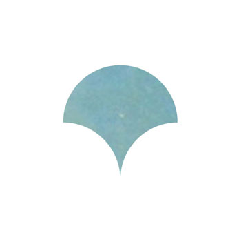 Mosaic House Moroccan tile Fleurs S 13 Light Turquoise  solid zellige, mosaic, zellij, loose, size, glaze 